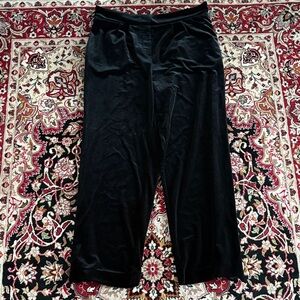 Tristan Black Velvet Trousers